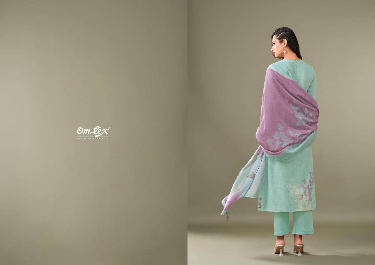 Omtex aarohi vintage linen cotton digital print pakistani salwar kameez wholesale