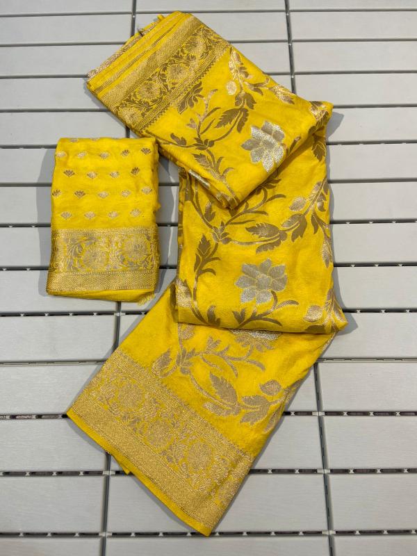 Pure Soft Khadi Georgette Silk Saree & pallu with blouse wholesale saree market in surat with price