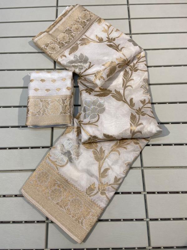 Pure Soft Khadi Georgette Silk Saree & pallu with blouse wholesale saree market in surat with price