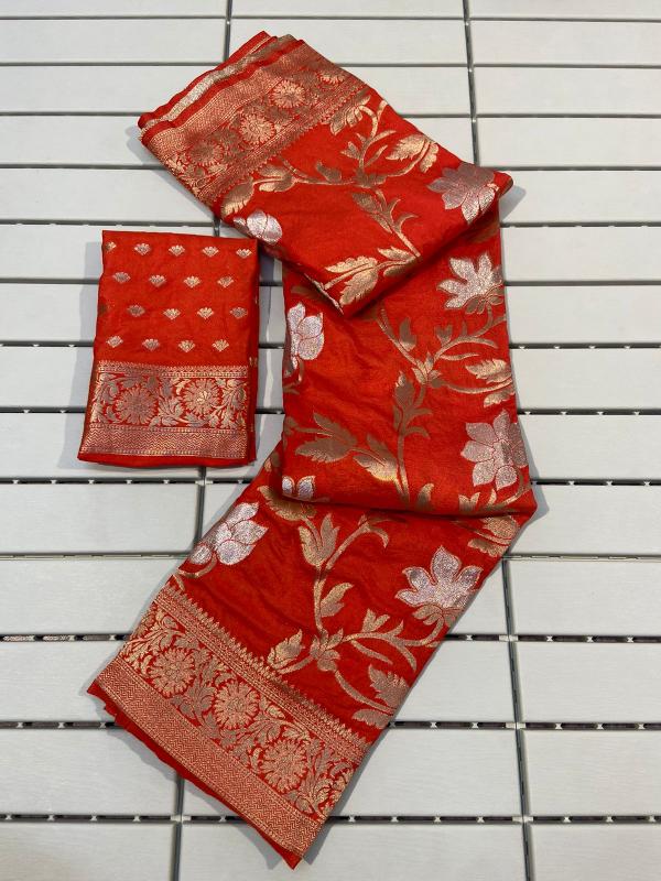 Pure Soft Khadi Georgette Silk Saree & pallu with blouse wholesale saree market in surat with price