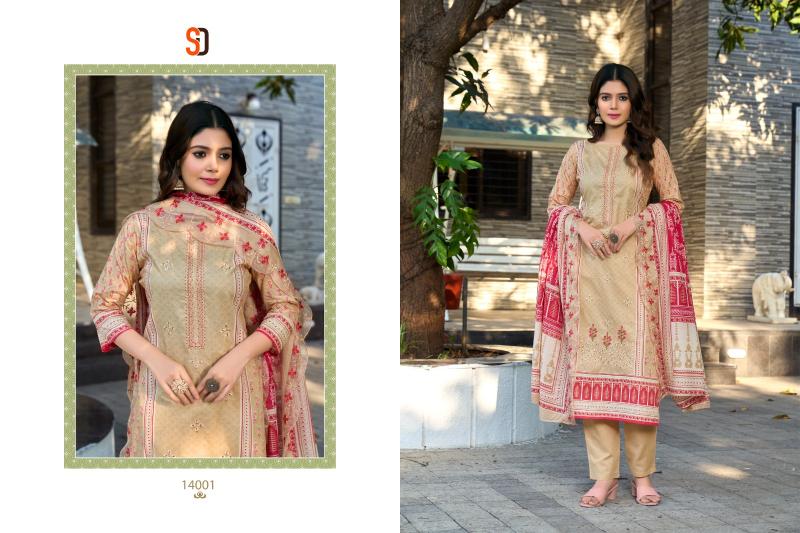Sharddha designer bin saeed pure cotton wholesale market in mumbai for dress materials