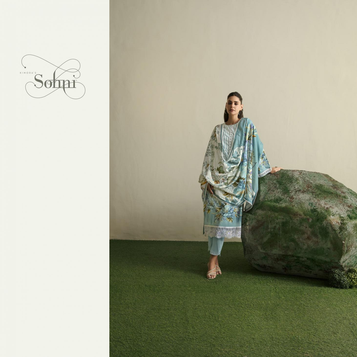 Sohani flora vol -17 kimora digital printed wholesale market in mumbai for dress materials