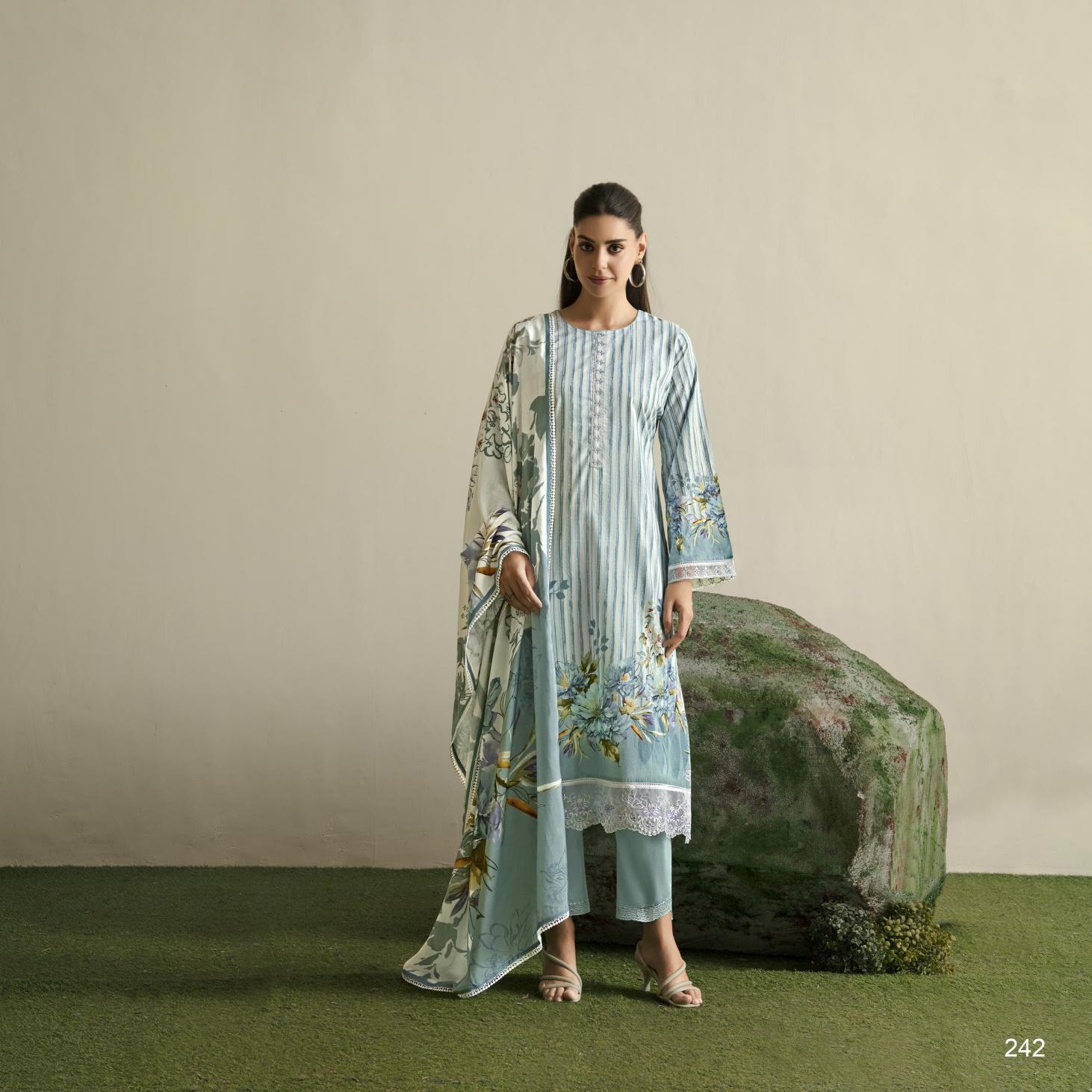 Sohani flora vol -17 kimora digital printed wholesale market in mumbai for dress materials