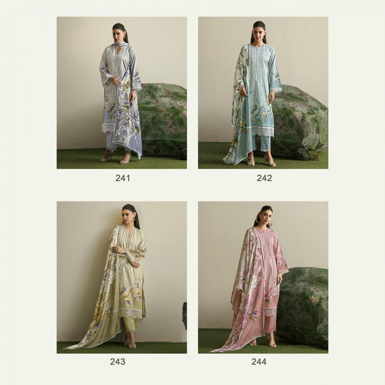 Sohani flora vol -17 kimora digital printed wholesale market in mumbai for dress materials