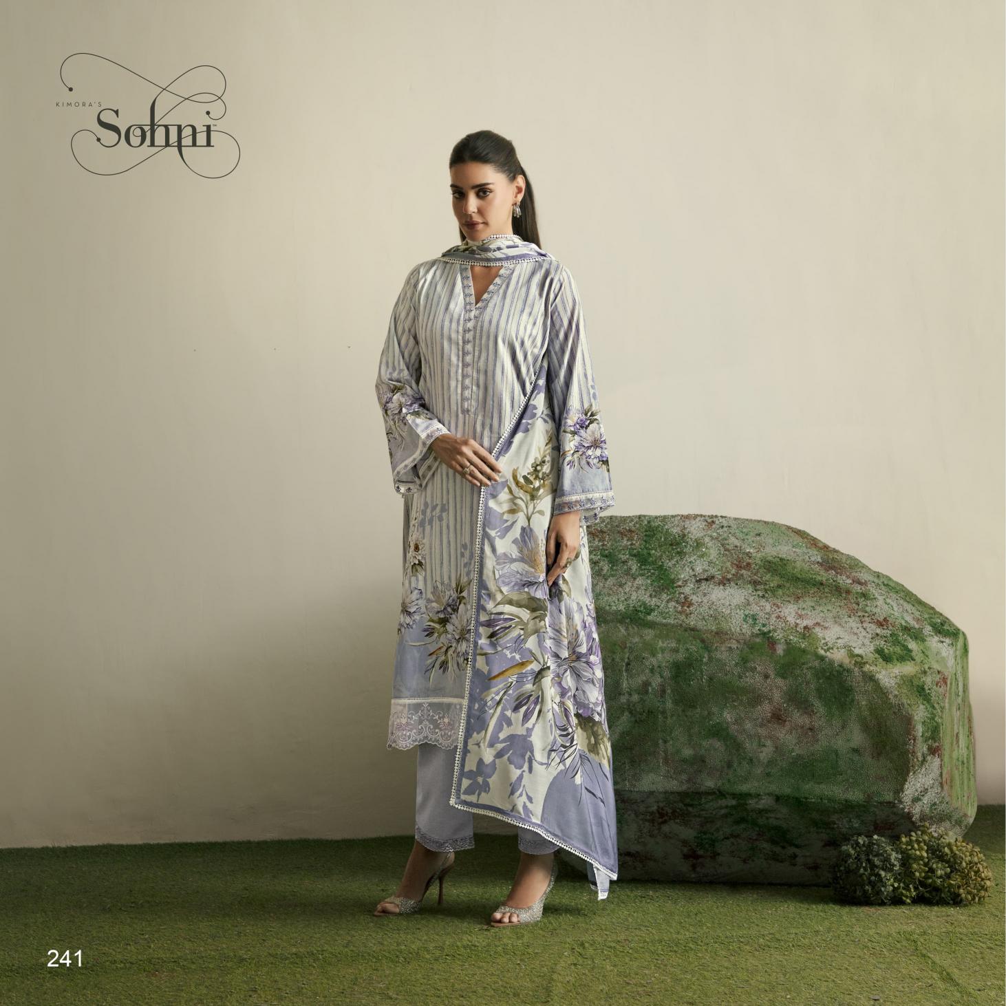 Sohani flora vol -17 kimora digital printed wholesale market in mumbai for dress materials