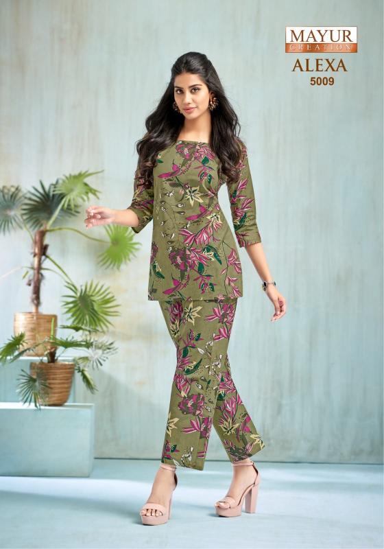 Summer special alexa vol 5 cotton coord set branded kurtis manufacturers