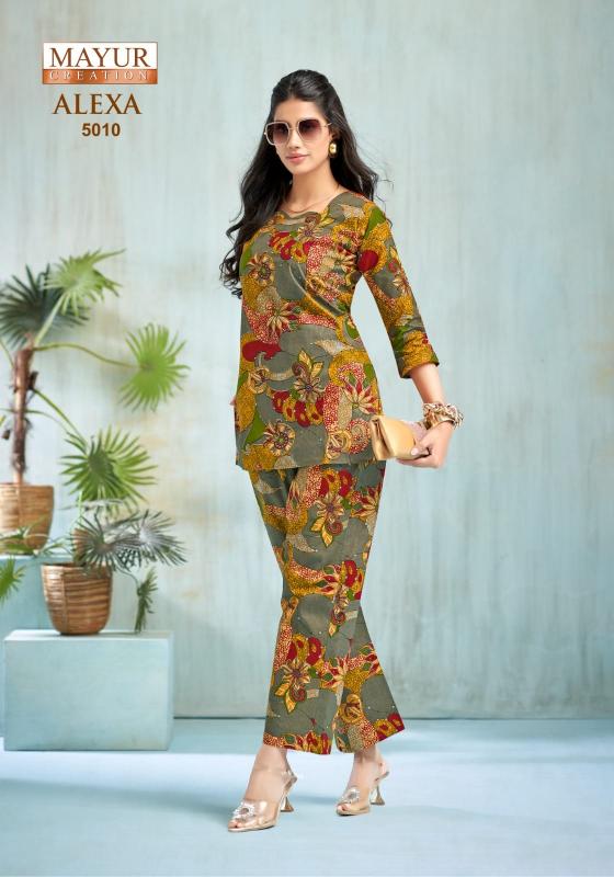 Summer special alexa vol 5 cotton coord set branded kurtis manufacturers