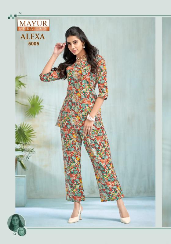 Summer special alexa vol 5 cotton coord set branded kurtis manufacturers