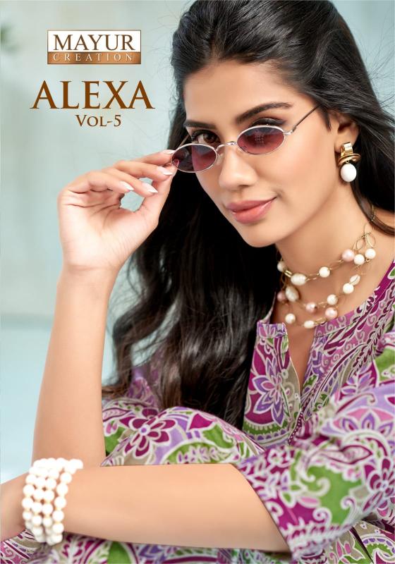 Summer special alexa vol 5 cotton coord set branded kurtis manufacturers
