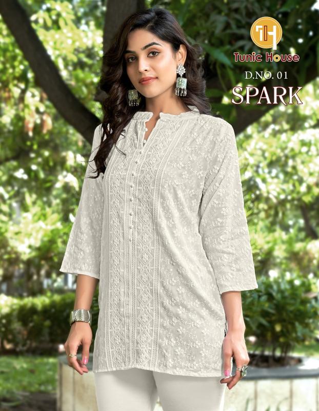 Tunic house rayon short top branded kurti wholesale