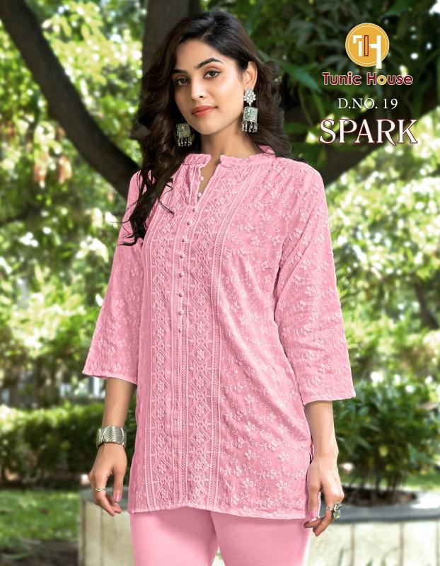 Tunic house rayon short top branded kurti wholesale