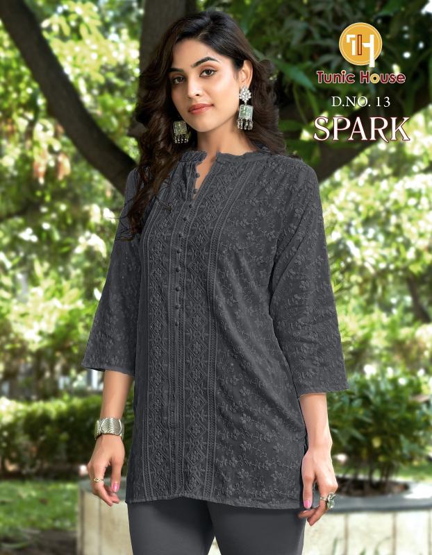 Tunic house rayon short top branded kurti wholesale