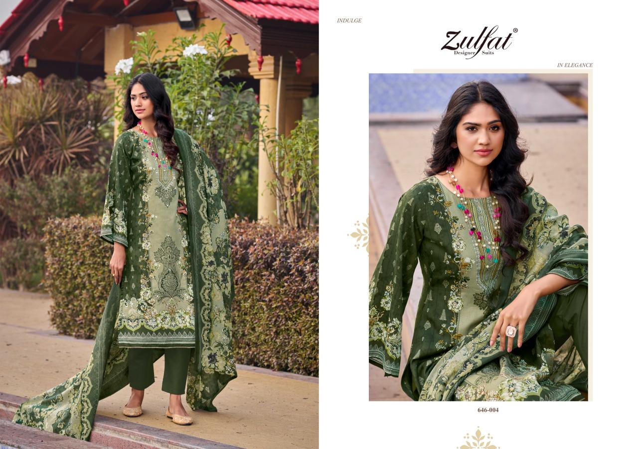 Zulfat designer suits raabta cotton wholesale market in mumbai for dress materials