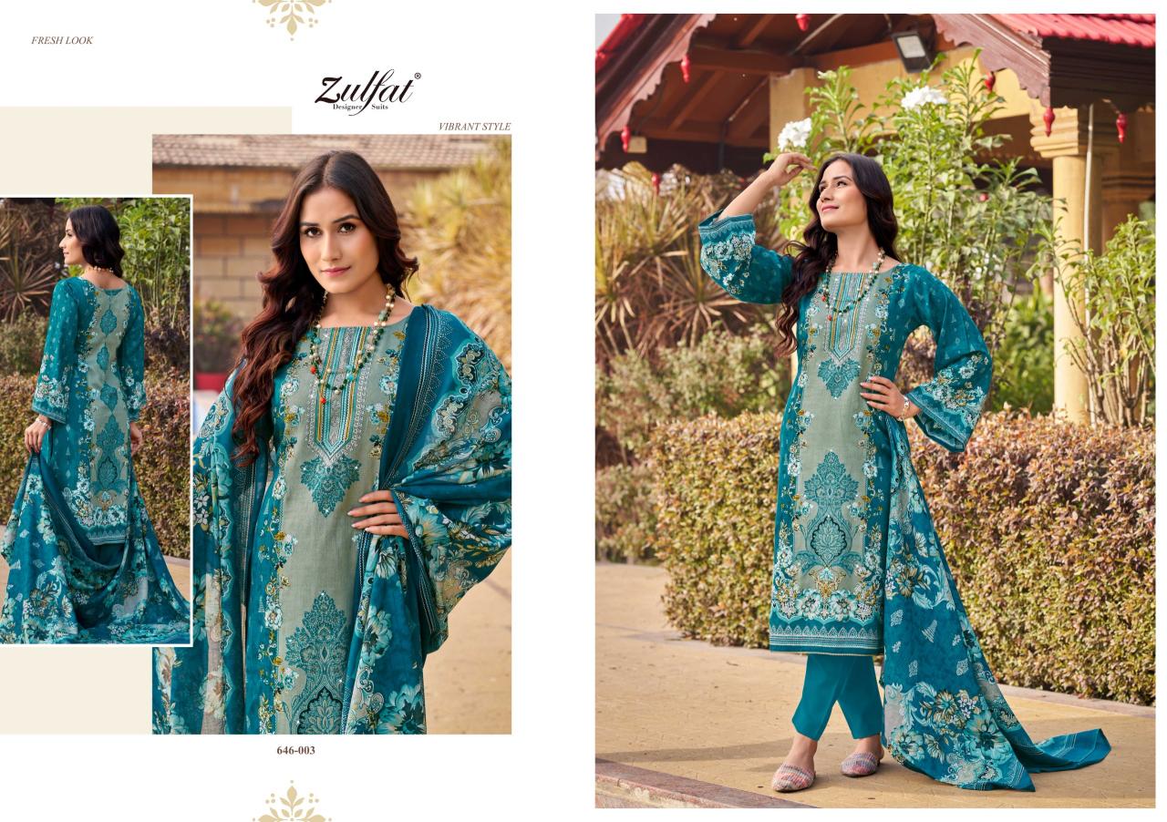 Zulfat designer suits raabta cotton wholesale market in mumbai for dress materials