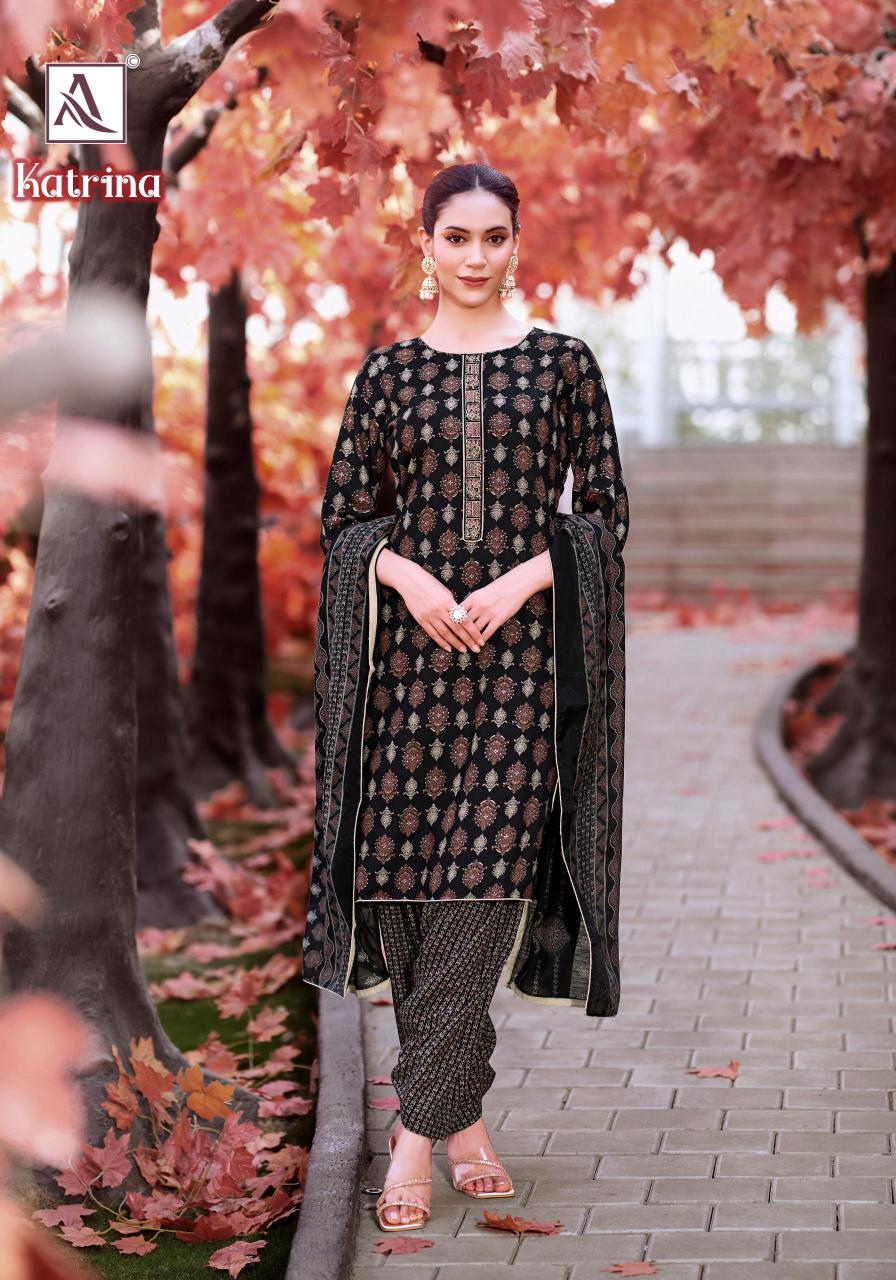 Alok suit katrina viscose reyon print wholesale market in mumbai for dress materials