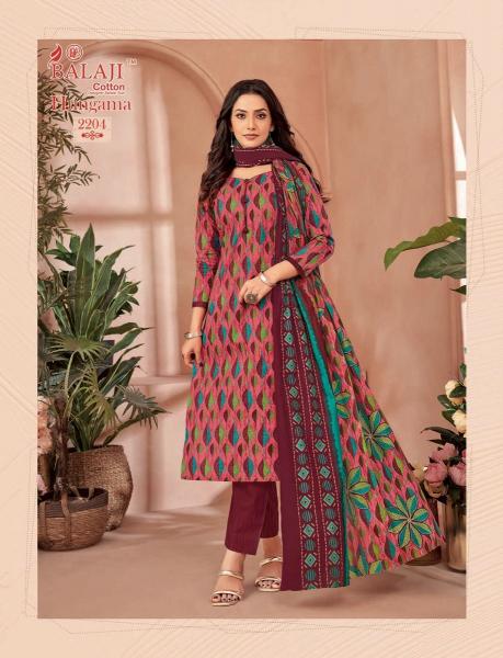 Balaji hungama vol-22 cotton printed wholesale market in mumbai for dress materials