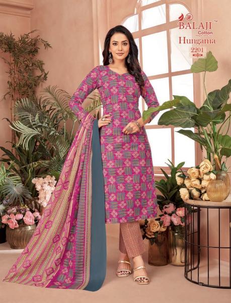 Balaji hungama vol-22 cotton printed wholesale market in mumbai for dress materials
