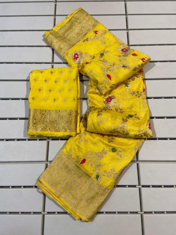 Banarasi khadi georgette silk akshara surat saree market