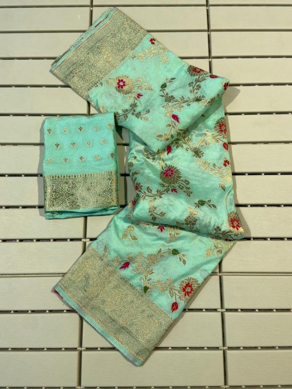 Banarasi khadi georgette silk akshara surat saree market