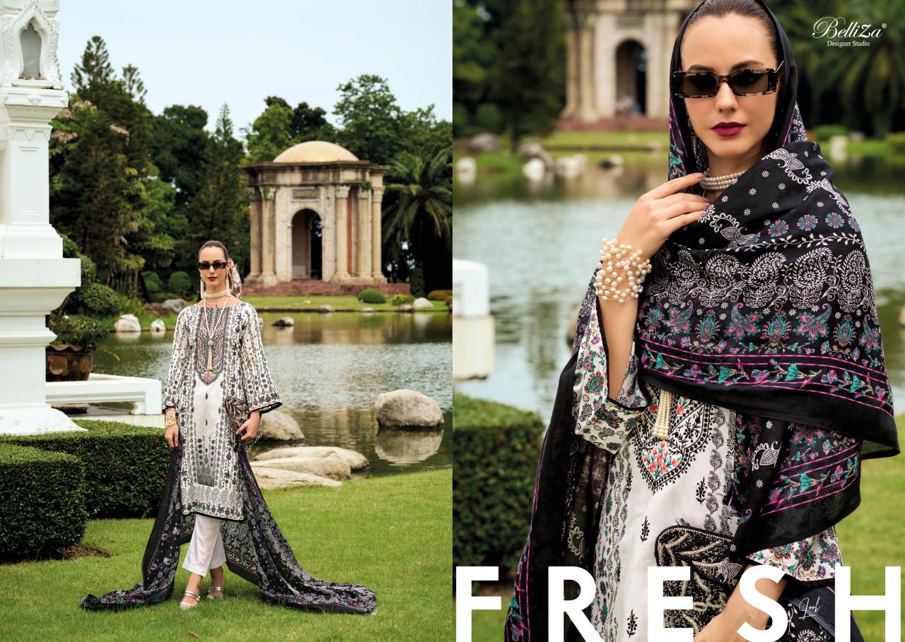 Belliza designer studio cotton digital prints wholesale market in mumbai for dress materials