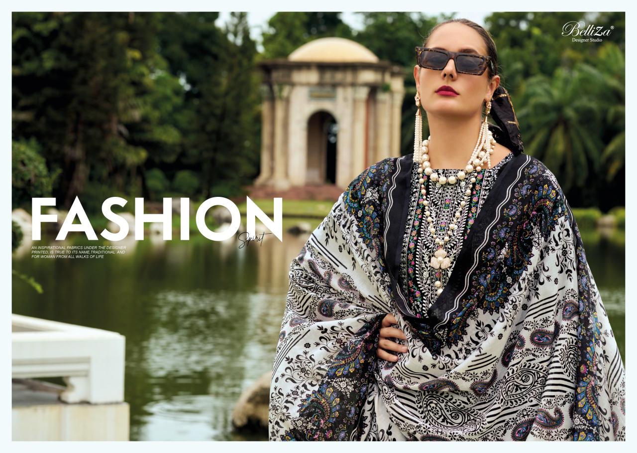 Belliza designer studio cotton digital prints wholesale market in mumbai for dress materials