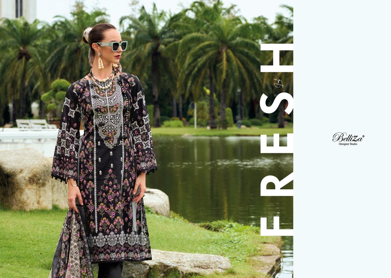 Belliza designer studio cotton digital prints wholesale market in mumbai for dress materials