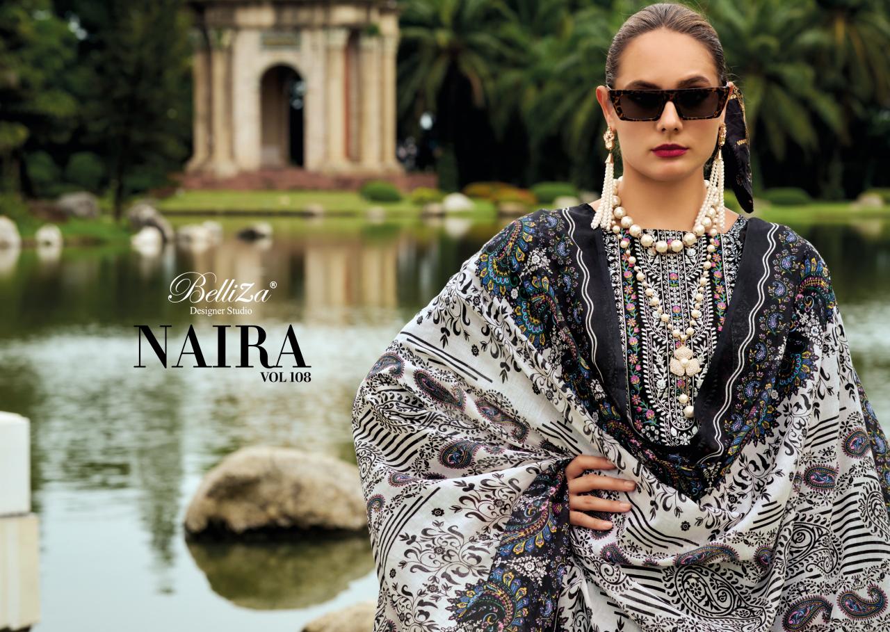 Belliza designer studio cotton digital prints wholesale market in mumbai for dress materials