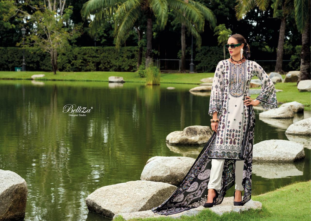 Belliza designer studio cotton digital prints wholesale market in mumbai for dress materials