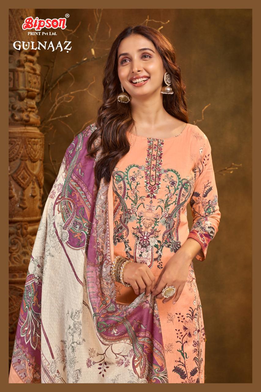 Bipson prints gulnaaz cotton kashmiri print wholesale market in mumbai for dress materials