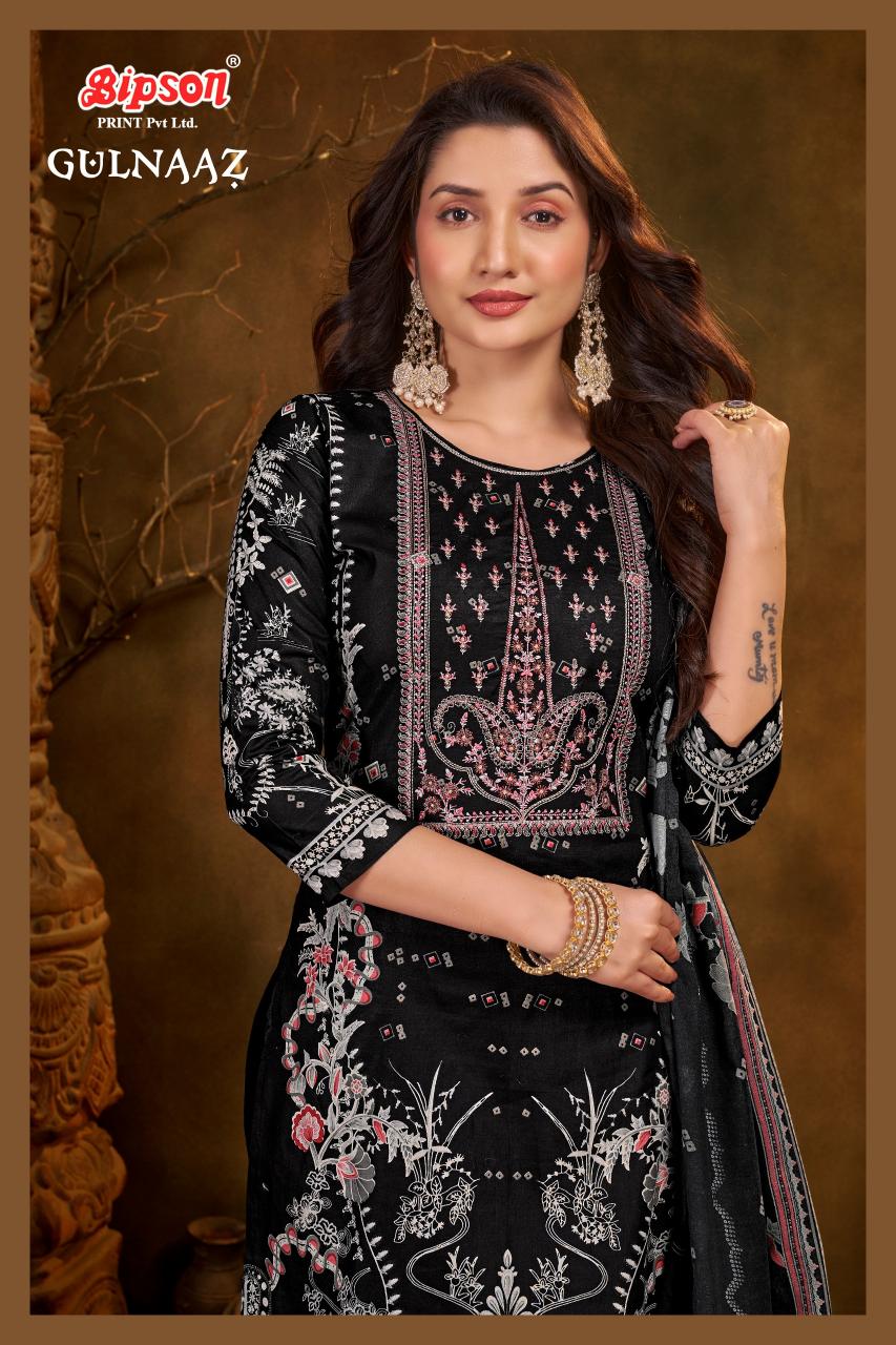 Bipson prints gulnaaz cotton kashmiri print wholesale market in mumbai for dress materials