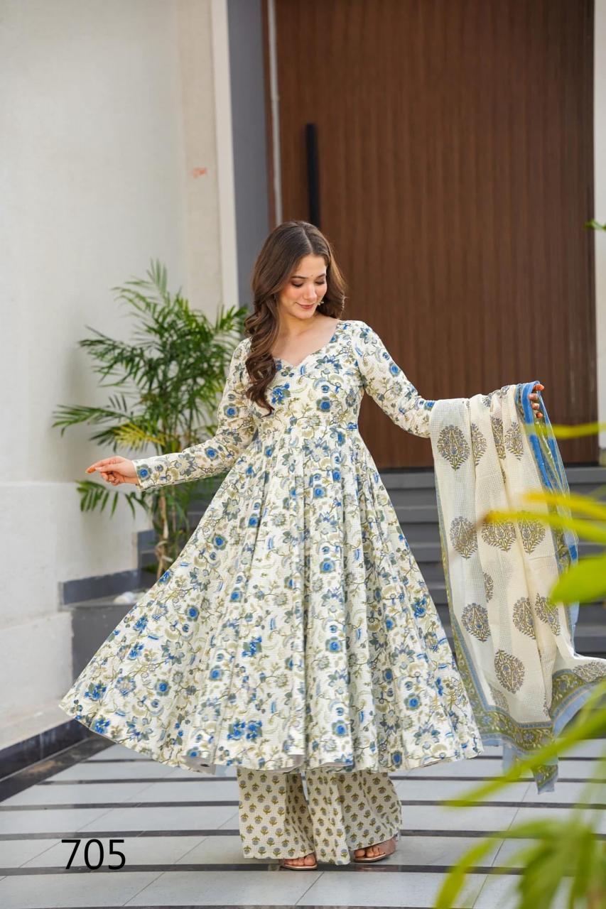 Clora vol 7 maslin digital print kurti pant dupatta branded kurti wholesale