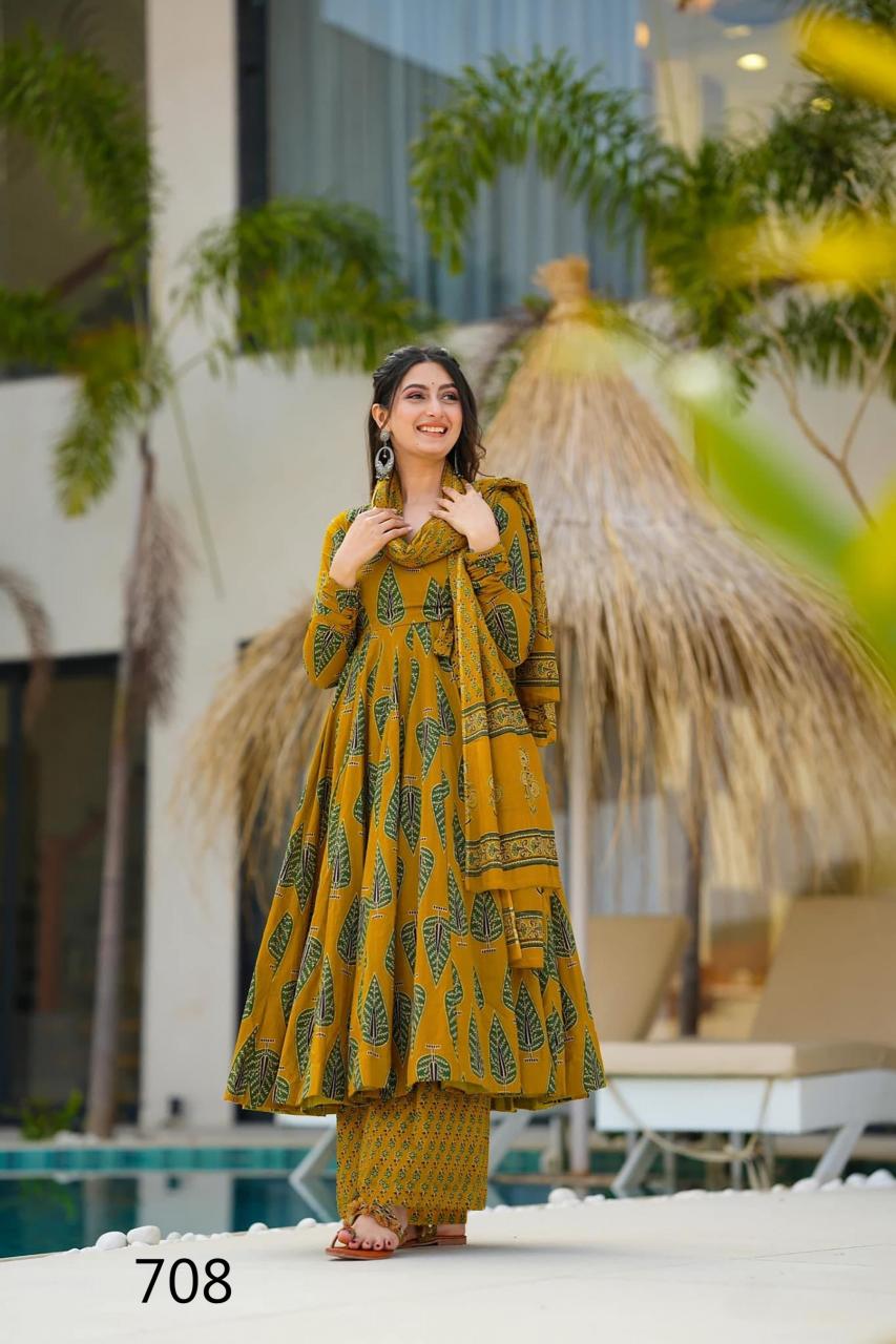 Clora vol 7 maslin digital print kurti pant dupatta branded kurti wholesale