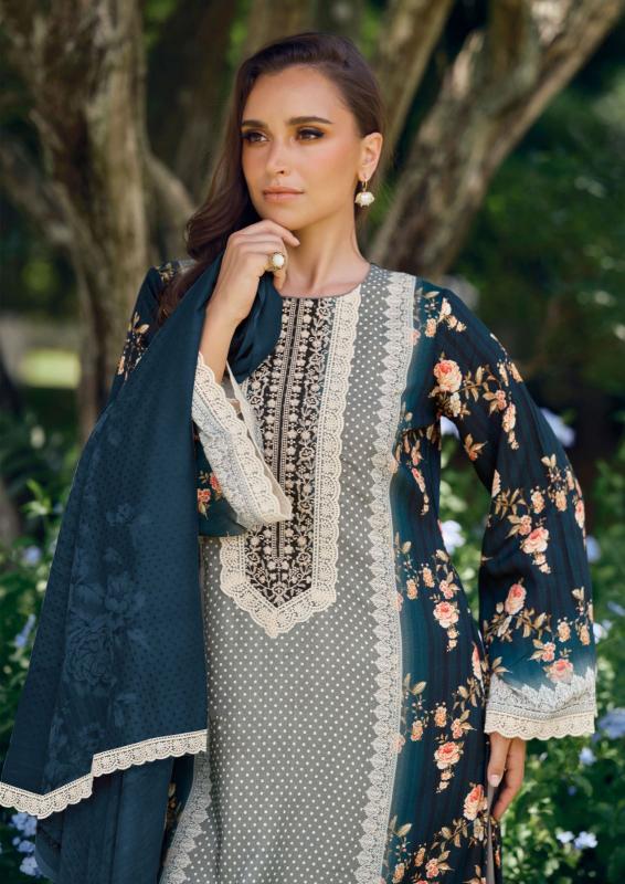 Cross stitch the hermitage shop lawn balar cotton dress material wholesale