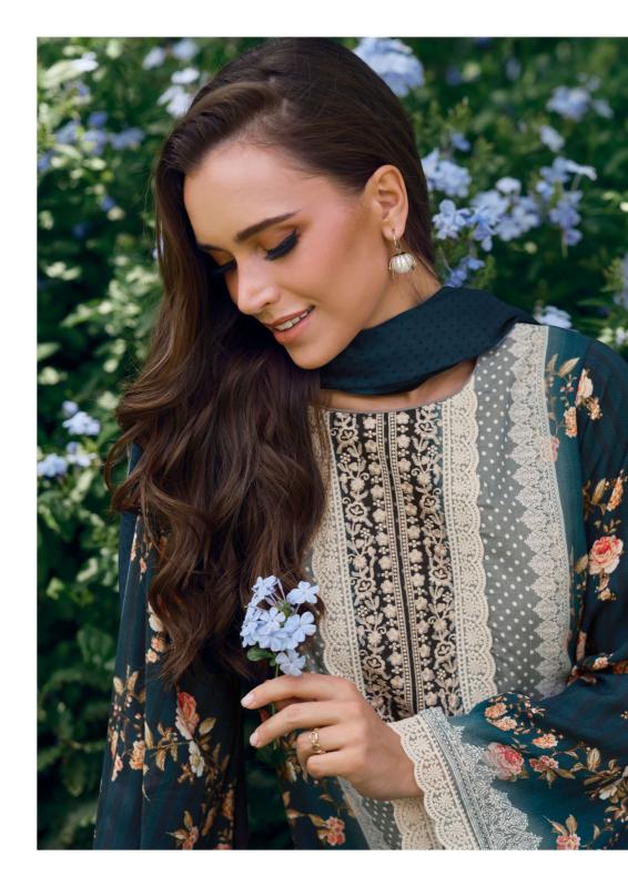Cross stitch the hermitage shop lawn balar cotton dress material wholesale