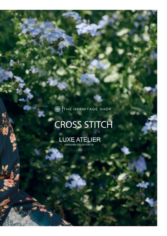 Cross stitch the hermitage shop lawn balar cotton dress material wholesale