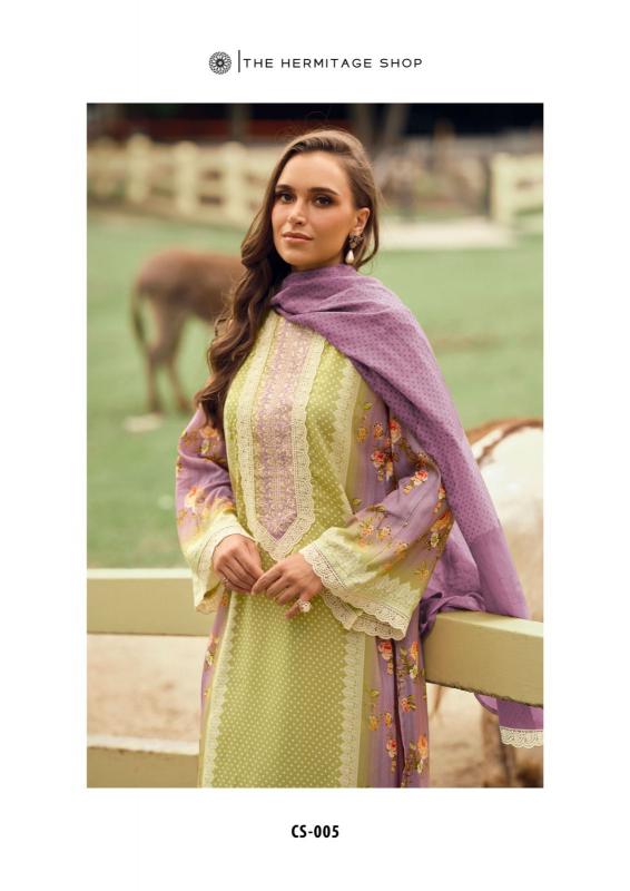Cross stitch the hermitage shop lawn balar cotton dress material wholesale