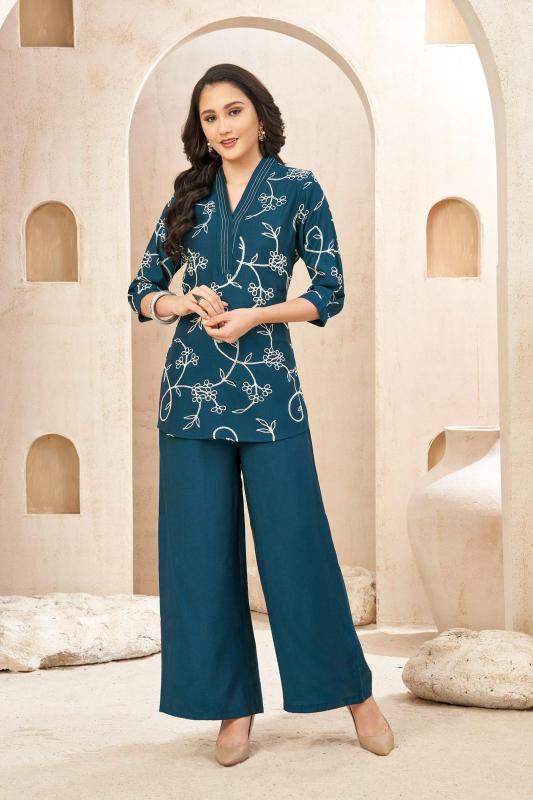 Fancy vol 1 vatican with dori work coord set kurti manufacturer in india