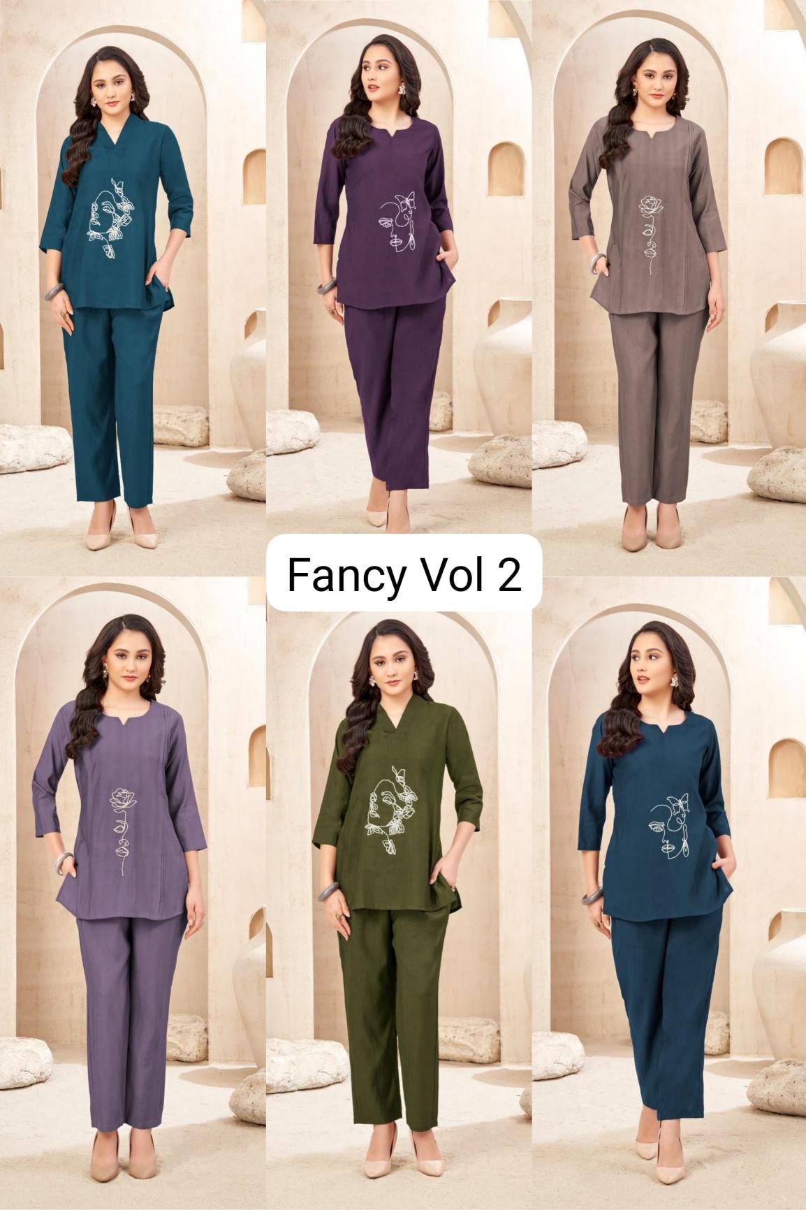 Fancy vol 2 vatican with dori work coord set kurti for women manufacturer