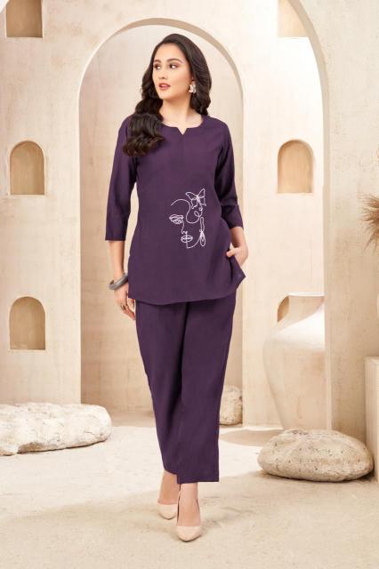 Fancy vol 2 vatican with dori work coord set kurti for women manufacturer