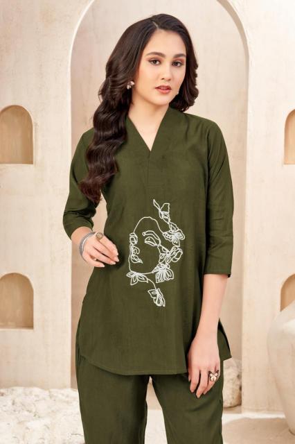 Fancy vol 2 vatican with dori work coord set kurti for women manufacturer