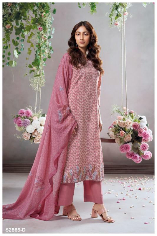 Ganga alumita 2865 Woven cotton wholesale market in mumbai for dress materials