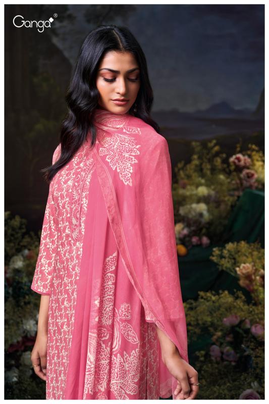 Ganga fiora 3598 cotton printed dress material wholesale market
