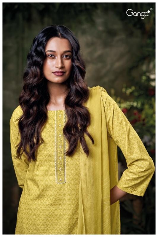Ganga frinisa 3583 cotton printed wholesale market in mumbai for dress materials
