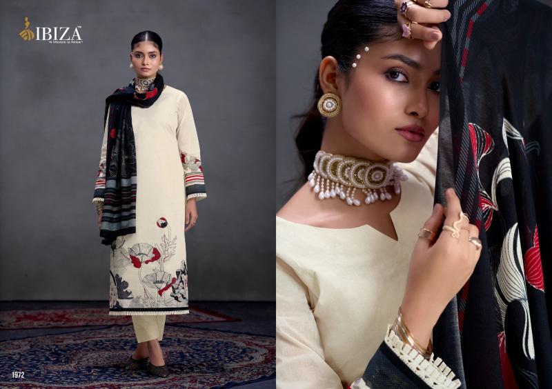 Ibiza merova orgendi digital print wholesale dress material market in ahmedabad