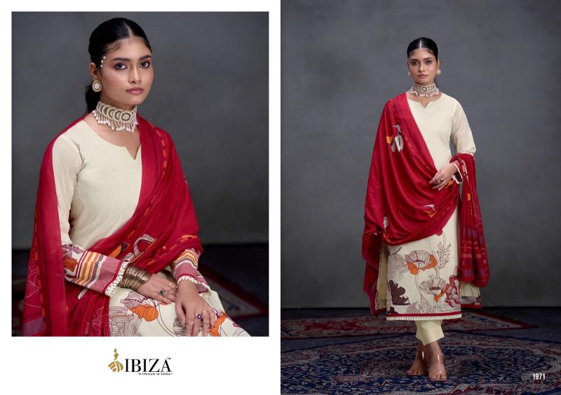 Ibiza merova orgendi digital print wholesale dress material market in ahmedabad