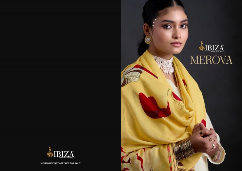 Ibiza merova orgendi digital print wholesale dress material market in ahmedabad