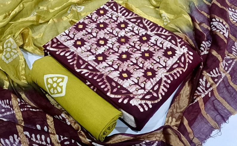 JJ premier vol-02 khatli mirror work surat wholesale market dress materials