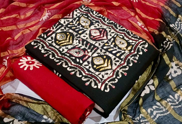 JJ premier vol-02 khatli mirror work surat wholesale market dress materials