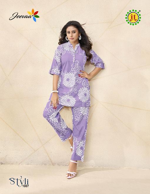 JT styli vol-1 cotton printed cord set best kurti manufacturer in india
