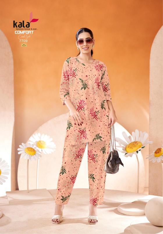 Kala comfort vol-2 - cord set cotton printed kurti manufacturer